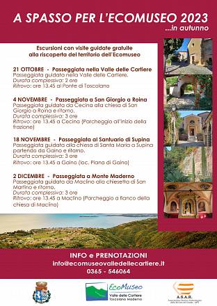 A spasso per l'ecomuseo ... in autunno